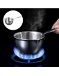 NAKYLUCY Double Boiler Pot Stainless Steel | Melting Pot For Chocolate Candy Candle Soap Wax | Candy Making Supplies For Melting Chocolate Candy Candle Soap Wax Fit Most Stove Bottoms Small & Large - B09W4GT9D9Q
