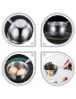 Operitacx Stainless Steel Cheese Melting Pot with Handle Mini Butter Melting Pot Container for Melting Chocolate Candy and Candle Making 120ml - B09YR1W6YTH