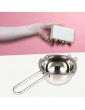 SOLUSTRE Double Boiler Pot Stainless Steel Melting Pot Butter Warmer Melt Bowl for Melting Soap Wax Candle Cheese Candy - B09S6JG24XJ