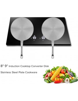Stainless Steel Heat Diffuser Converter for Gas Induction Cooker Home Use for Iron Pot Ceramic Pot Stainless Steel Pot for Even Conducting Heat20cm - B09SQ6QXT9B