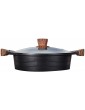 SXXYZY Diameter 28cm Non-Stick Two-Flavor Hot Pot Household Large Capacity Shabu String Pan for Chafing Dish Gas Induction Cooker 4L - B09V55K3CKF