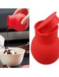UPKOCH 4pcs Silicone Chocolate Melting Pot Chocolate Melter Candy Butter Warmer for Mold Heat Sauce Syrup Cream Milk Microwave Baking Pouring Tool - B09ZTTCNFVW
