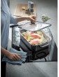 WMF Steamer 41X27X10 cm Approx. 6,5L WMF Vitalis Glass Lid with Silicone Edge and Cook Assist Aroma Steaming Rack Cromargan® Stainless Steel Brushed Suitable for all Stove Tops Including Induction Dishwasher-Safe - B00I3YHGBGB