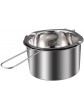 WOGDTNCE Double Boiler Pot Wax Melting Pot Cheese Melting Pot Chocolate Melting Pot Stainless Steel Size : 28 * 16CM liuguifeng Size : 27 * 14CM - B09SFSN4LZN