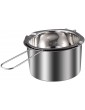 WOGDTNCE Double Boiler Pot Wax Melting Pot Cheese Melting Pot Chocolate Melting Pot Stainless Steel Size : 28 * 16CM liuguifeng Size : 27 * 14CM - B09SFSN4LZN