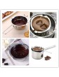 XINGJIJIJIA Safety 400ml Silver Stainless Steel Chocolate Melting Pot Butter Fondant Caramel Melt Bow Heated Pan Kitchen Baking Tool cleaning Color : Melting Pan - B08BG4BSQ6D