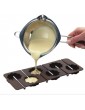 XINGJIJIJIA Safety 400ml Silver Stainless Steel Chocolate Melting Pot Butter Fondant Caramel Melt Bow Heated Pan Kitchen Baking Tool cleaning Color : Melting Pan - B08BG4BSQ6D