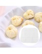 Atyhao Cotton Steamer Cloth Steamed Buns Dumplings Steamer Cloth Kitchen Cooking Supplies 6Pcs - B09HJC2P8NL