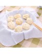 Atyhao Cotton Steamer Cloth Steamed Buns Dumplings Steamer Cloth Kitchen Cooking Supplies 6Pcs - B09HJC2P8NL