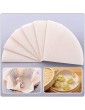 Cabilock 20Pcs Cotton Steamer Liners 36CM Breathable Steamer Baking Cloth Steamers Gauze Pad Air Fryer Liner Food Filter Cloth for Rice Dim Sum Random Color - B09GTMYDFBA