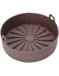 Caiqinlen Kitchen Supply Silicone Good Toughness Steam Basket Reusable for Home KitchenBrown - B09RJR8CFHO