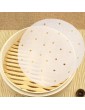 Centitenk 100 pieces Air Fryer Liner Perforated Bamboo Steamer Liners Steamer Liners Steaming Steaming Basket Lining Paper 7-inch - B08X73VH96V
