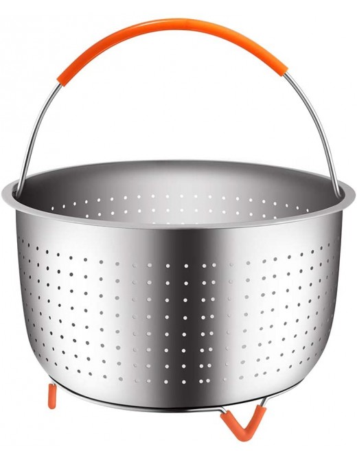 E-feilai Steamer Basket for 6 or 8 Quart Instant Pot Pressure Cooker Great Steamer Insert Accessory for Steaming Rice Veges Fruits Eggs6Qt - B079JRYQFSJ