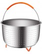 E-feilai Steamer Basket for 6 or 8 Quart Instant Pot Pressure Cooker Great Steamer Insert Accessory for Steaming Rice Veges Fruits Eggs6Qt - B079JRYQFSJ