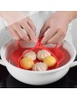 Gaocheng Foldable Food Steamer Red L Vegetable Steamer Basket Pressure Cooker Accessories for Instant Pot Collapsible Silicone Steamer Basket with Handles Red Large - B0876XNKHWP