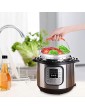 Huaxingda Stainless Steel Steamer Basket with Silicone Handle Cookeo Accessories for Pressure Cooker Compatible with Most Pressure Cookers for Steaming Vegetables - B096S8H59QY