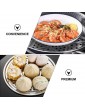 IMIKEYA 2pcs Round Stainless Steel Steamer Insert Rack Cooking Steaming Rack Stand Canning Rack Steam Basket Rack Steaming Tray - B09MQD1FF4B