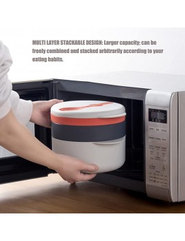Kitchen Microwave Vegetables Cooker Multi Layer 2L Stackable Steaming Container Harmless for Kitchen - B0B2CJ6P3TP
