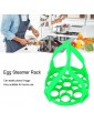 Luroze Bakeware Sling 9 Hole Egg Steamer Rack Safe for Restaurant for Kitchengreen - B09HTRF834X