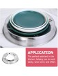 Luxshiny Stainless Steel Steaming Rack Stand Food Steamer Trivet Rack Canner Canning Racks Steamer Insert Steaming Tray - B09QKFP2CZW