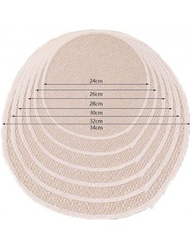 Reusable Steamer Liner Household Non- Stick Steamer Liner Cotton Bamboo Steamer Baking Cloth Steamer Pad for Rice Dim Sum24cm - B09B6TSD17M