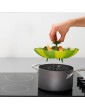 SJYDQ Cookware Plastic Steaming Vegetable Vapor Cooker Dish Foldable Steamer Color : A Size : 14 * 14 * 11.5cm - B0B1Q49LHWZ
