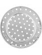 Steam Holder Stainless Steel Steam Rack Round Steaming Tray Insert for Pots Pans Crock Pots with Supporting Feet S:Diameter20cm - B095PLR3T7K