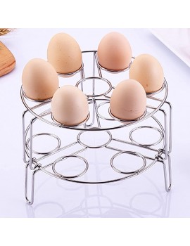 Yamaler Stackable Egg Steamer Rack Space-Saving Stainless Steel Egg Rack for Home Egg Steamer Rack - B0B17YZJ9DT