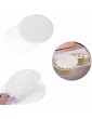 YiZYiF Pack of 100 Dim Sum Steamer Papers,Silicone Steamer Mat for Bamboo Steamer,Steamer Inserts,18cm 23cm in Diameter,Reusable Flexible,Non-Stick White 9 inch - B0774H7DTKB