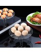 Zerodeko Stainless Steel Egg Steamer Rack Stackable Steamer Trays Pressure Cooker Trivet Vegetable Steamer 2 Pcs for Cookware Accessories - B0B1J3PYRMY