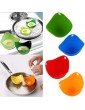 2 PCS Silicone Egg Poacher Fried Eggs Tray Nontoxic Eggboilers Convinient Cooking Tools Durable Kitchen Cookware - B088TCJW58A