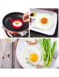 4 Pack Silicone Egg Rings 3.1Inch Non Stick Egg Moulds Egg Cooking Rings Heat-Resistant Pancake Rings Round Egg Ring Mold for Frying Perfect Fried Eggs Mcmuffin Crumpets（4 Colour） - B097D2RL3FX