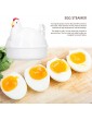 Egg Cooker 4 Eggs Egg Poacher Chicken Shaped Microwave Eggs Boiler with Lid Eggpod Steamer for Home Kitchen Use - B09JP6NFPGI
