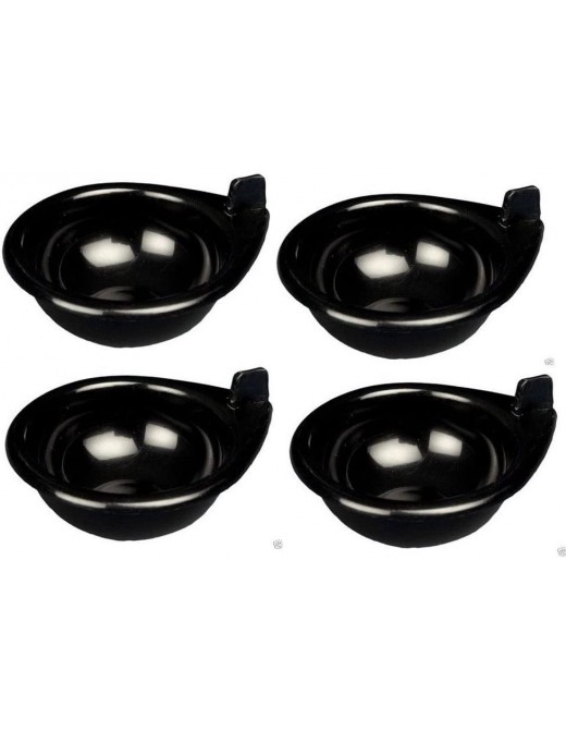 Egg Poacher Two Cup Four Cup Replacement Cups Pan Non-Stick Cup Egg Boiler Saucepan Cookware with Plastic Lid 4-Cups Only - B078HWX6ZQM