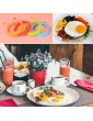 Epoch-Making 4 PCS Silicone Egg Rings Cooking Egg Rings Non Stick Perfect Fried Egg Mold or Pancake Rings - B08G5413NME