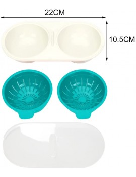 LdawyDE Egg Steamer Egg Poachers Egg Poacher Cups Food Grade PP Material Safe and Secure Simple Design Time Saving and Labor Saving Multi-Function for Kitchen Home Eggs Blue 1 Pieces - B09KH2GZ37Z
