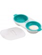 LdawyDE Egg Steamer Egg Poachers Egg Poacher Cups Food Grade PP Material Safe and Secure Simple Design Time Saving and Labor Saving Multi-Function for Kitchen Home Eggs Blue 1 Pieces - B09KH2GZ37Z
