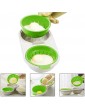 Microwave Egg Poacher Cookware Dual Caves Poached Maker Egg Cooking Cup Food Grade Steamer Convenient Kitchen Utensils Green - B095HNF28HA