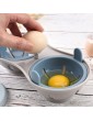 Microwave Egg Poacher Microwave Oven Egg Cooker BPA Free Egg Maker High Capacity Egg Poacher Cookware Double Cup Egg Cooker Steamer Kitchen Gadget Blue - B09VGWGZ6JD