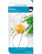 Sapphire 20 cm 4-Cup Egg Poacher & KitchenCraft Egg Rings for Frying Stainless Steel 8.5 cm Set of 2 - B08S3W1DKLE