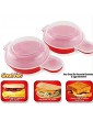 SMIN Easy Microwave Egg Cooker,Microwave Egg Poacher,Breakfast Pan That Fits on Muffins,Biscuits Bagels and More - B09L494JVTO