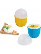 Zap Chef Microwave Egg Cooker Pack of 2 Healthy Scrambled Eggs,1 Minute Egg Poacher Cool Touch Omlette Maker 100% Food Safe BPA Free Color May Vary - B071P2G1X2Z