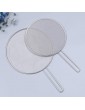 Cabilock 2PCS Grease Splatter Screen Frying Pan Stainless Steel Mesh Hot Oil Guard Protect Cover- Proof Oil Filter Screen Mesh Cover 25cm+ 33cm - B08Z8993BWR