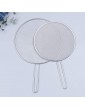 Cabilock 2PCS Grease Splatter Screen Frying Pan Stainless Steel Mesh Hot Oil Guard Protect Cover- Proof Oil Filter Screen Mesh Cover 25cm+ 33cm - B08Z8993BWR