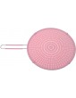 DOITOOL Silicone Splatter Screen Pan Cover Splatter Shield Cooling Mat Drain Board Guards Oil Proofing Lid Protector for Frying Pan Pink - B095YXLW52C