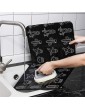 Folding Non-Stick Anti Splatter Shield Guard Cooking Frying Pan Oil Splash Screen Cover for Kitchen Easy to Clean Black - B0859RX4V8O