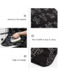 Folding Non-Stick Anti Splatter Shield Guard Cooking Frying Pan Oil Splash Screen Cover for Kitchen Easy to Clean Black - B0859RX4V8O
