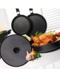 Frying Pan Cover Splatter Screen Guard Splash Lid Protective Mesh Grease New Kitchen Pans for Cooking Saucepan Metal Wired Round Black Colors Accessories Spatter Holder Home Sets - B09GF1RVDBK