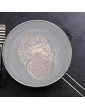 Grease Splatter Guard Stainless Steel Splatter Screen,Frying Pan Cover Splatter Guard,Pan Protector Grease Guard,Non-Stick Extra Fine Mesh Weave Cover Guard with Silicone Handle for Cooking - B0B1M99KWRZ