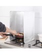 Hemoton Anti Splatter Guard Collapsible Aluminum Foil Kitchen Cooking Frying Insulation Oil Splash Screens Shield Wall Protector for Home 90x50cm Silver - B087D1VZKKC